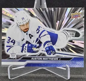 2023-24 Upper Deck Outburst Silver #167 Auston Matthews front